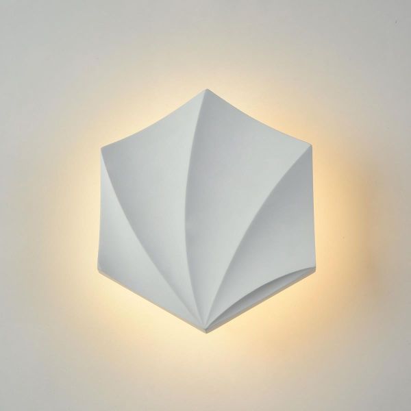 Maytoni Mixed Moods O 16 Cm Led Wandleuchte Architektur Gips Weiss