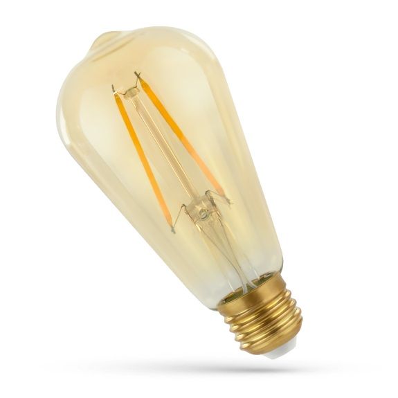 Kaufen Sie Dekorative LED-Lampe LUXA 8W Bernstein E27-Fassung